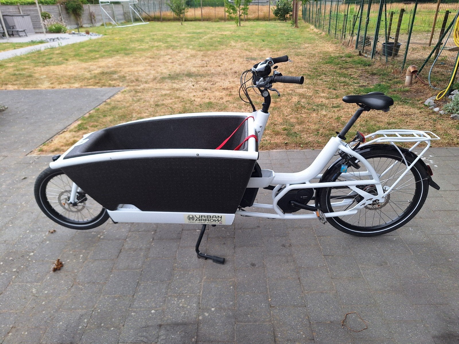 Urban Arrow bakfiets te koop, Huif, Zo goed als nieuw, 2 kinderen, Schijfrem
