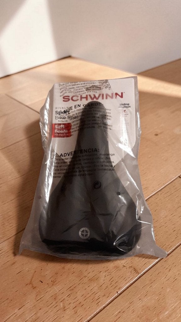 Schwinn Rivalry Sport fietszadel – Heel proper – NIEUW!, Fietsen en Brommers, Kinderfiets, Nieuw, Ophalen of Verzenden, Zadel