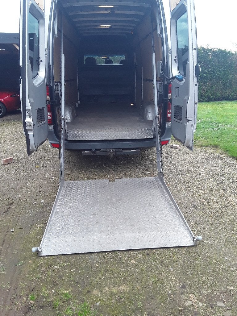 Laadklep easyloader, Ophalen