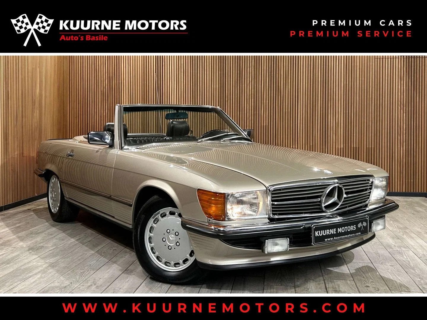 Mercedes-Benz 500-serie 500 SL *ORIGINEEL EUROPEES* Oldtimer, Cuir, Achat, Entreprise, Noir
