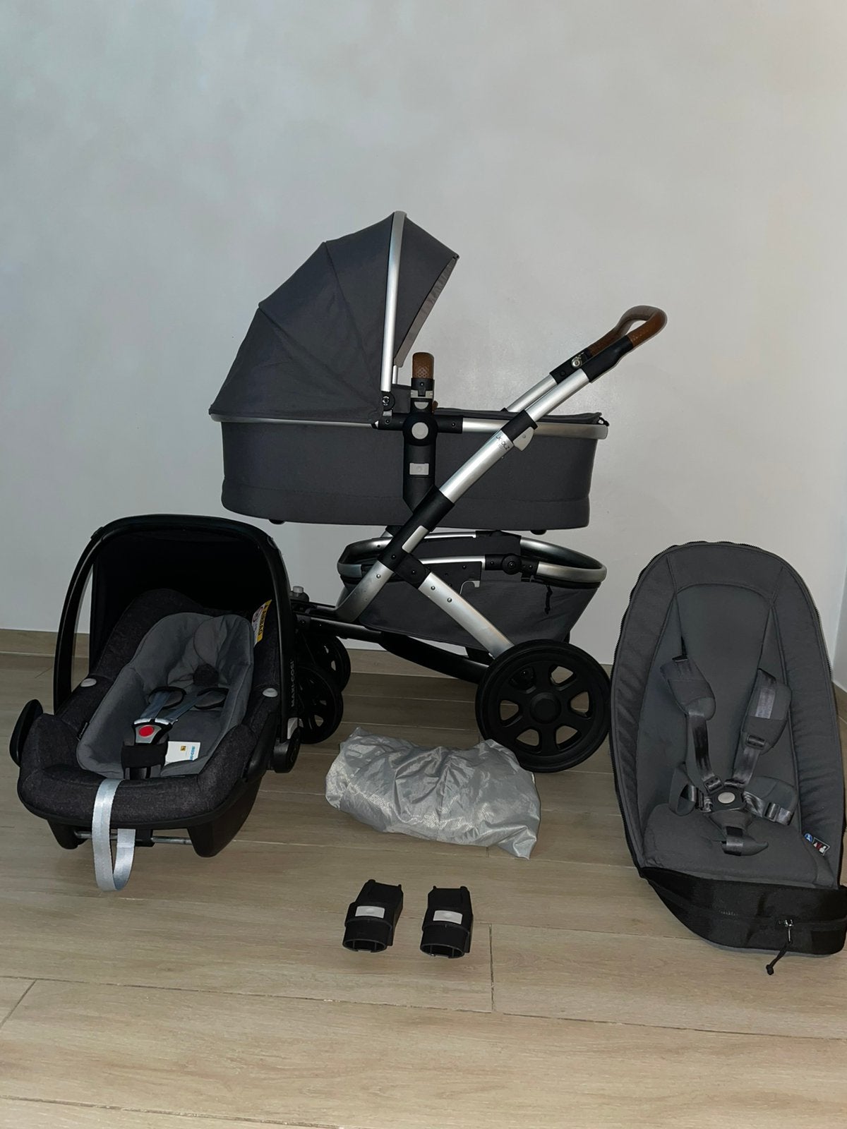 Joolz complet 3-en-1 gris magnifique Geo² de Joolz, Enfants & Bébés, Enlèvement ou Envoi, Babygeluk, Comme neuf, W
