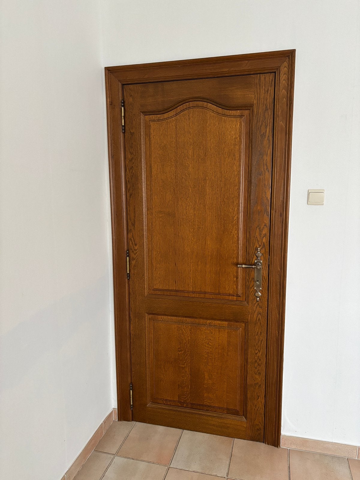 7 portes intérieures en chêne massif avec cadres, Bricolage & Construction, Porte intérieure, Enlèvement, Bois, 200 à 215 cm