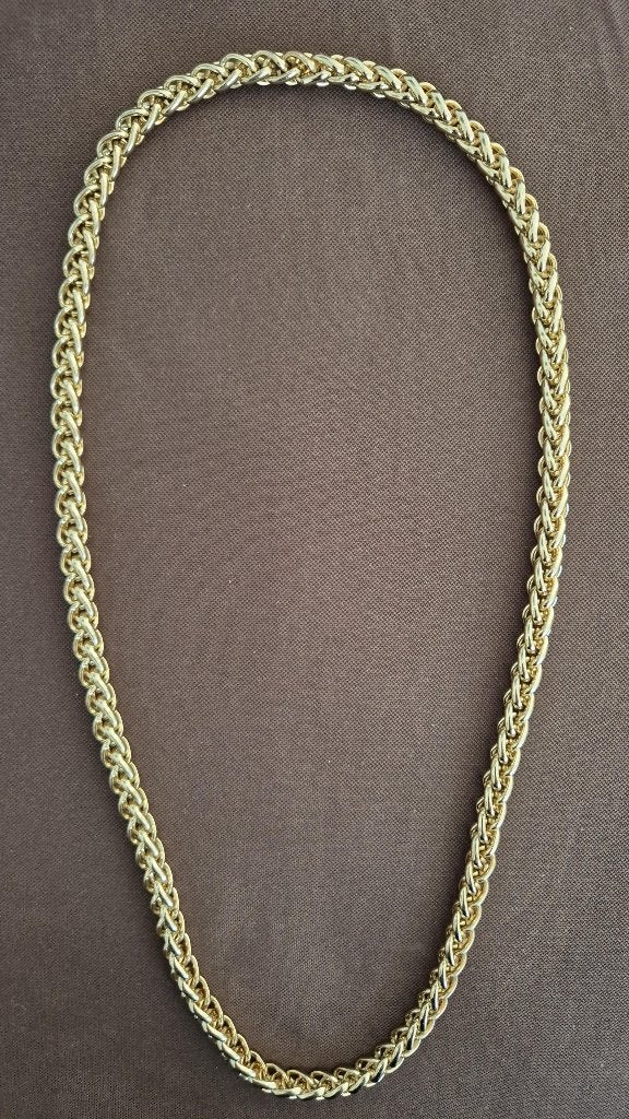 prachtige keting goud >> kleur- met prachtig vlechtwerk =>, Bijoux, Sacs & Beauté, Colliers, Enlèvement, Neuf, Or, Autres matériaux