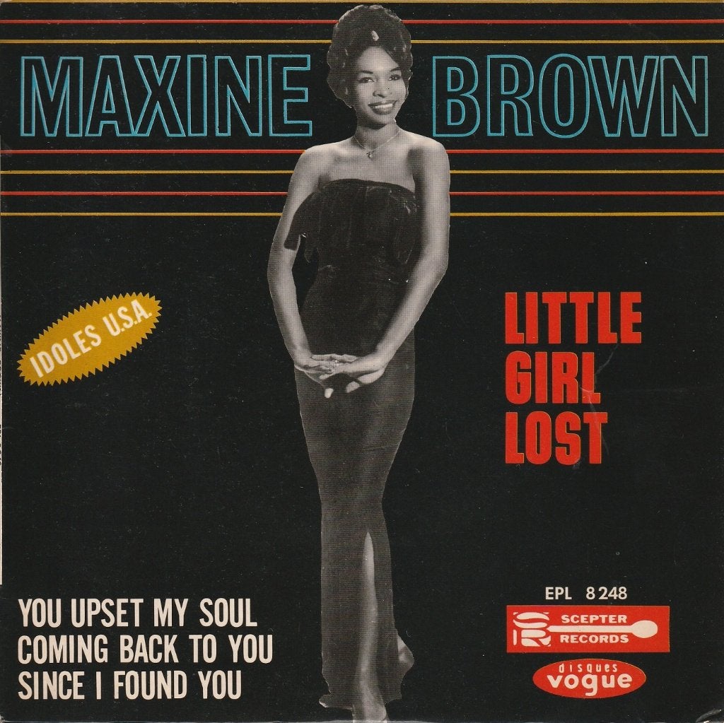 Maxine Brown - Little girl lost + 3 andere, CD & DVD, Vinyles Singles, R&B et Soul, 7 inch, Comme neuf, EP