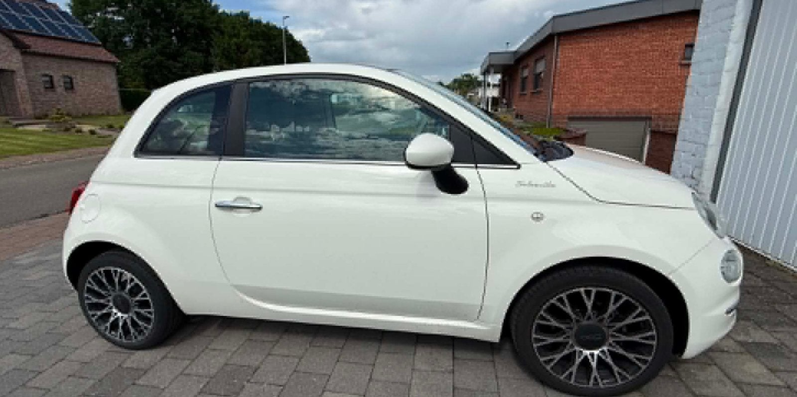 Fiat 500 1.0i MHEV Dolcevita, Auto's, Fiat, Wit, Handgeschakeld, Particulier, 3 deurs