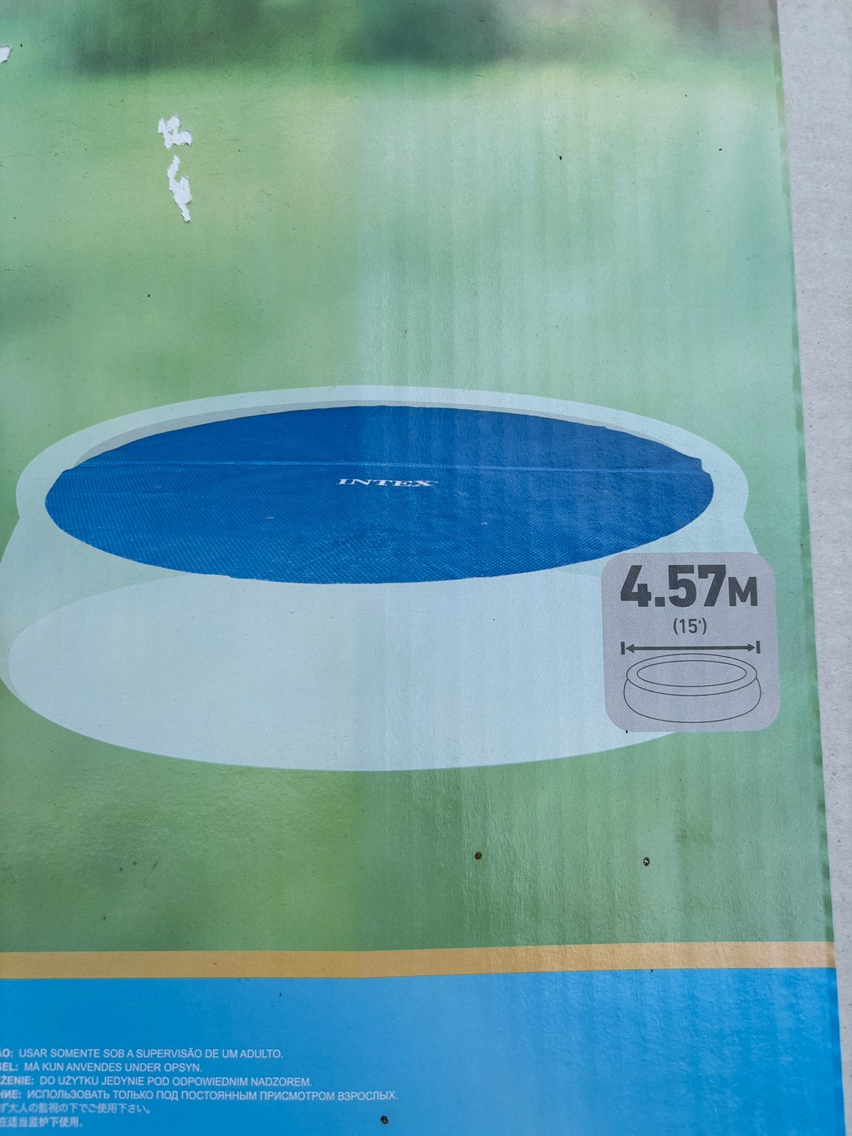 Solar zeil intex, Tuin en Terras, Zwembaden, Ophalen, Gebruikt