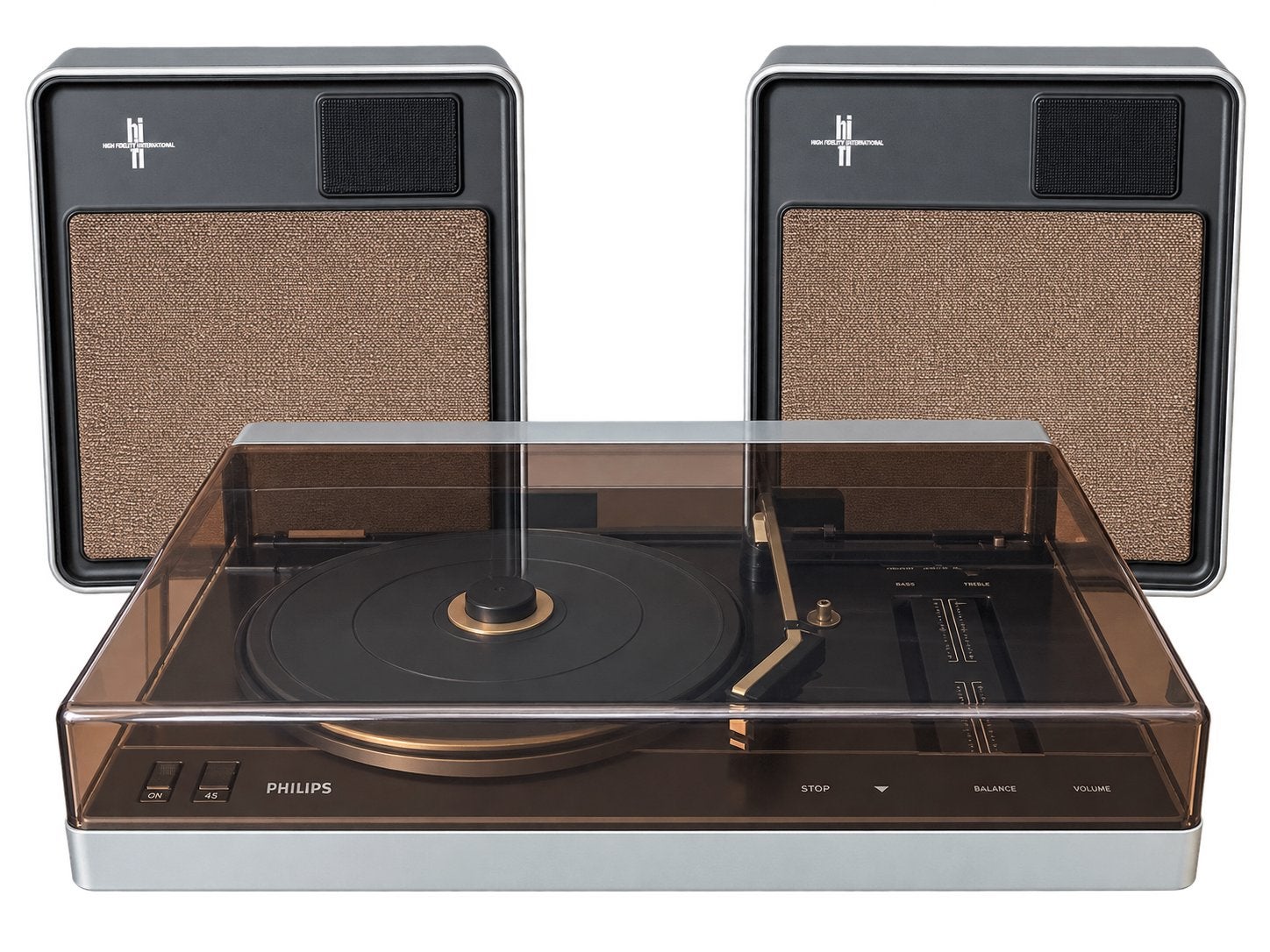 Tourne-disque vintage Philips Stereo 907, Enlèvement, Tourne-disque, Philips, Automatique