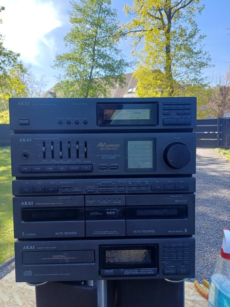 Akai AC-M395 Stereo Set - Vintage Hifi Systeem, Ophalen