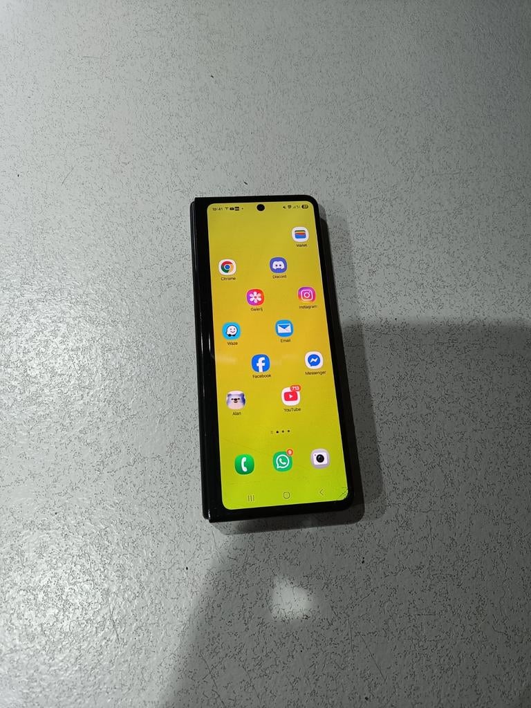 Samsung Z Fold 3 256 GB, Telecommunicatie, Mobiele telefoons | Samsung, Ophalen, Gebruikt, Zwart, Touchscreen