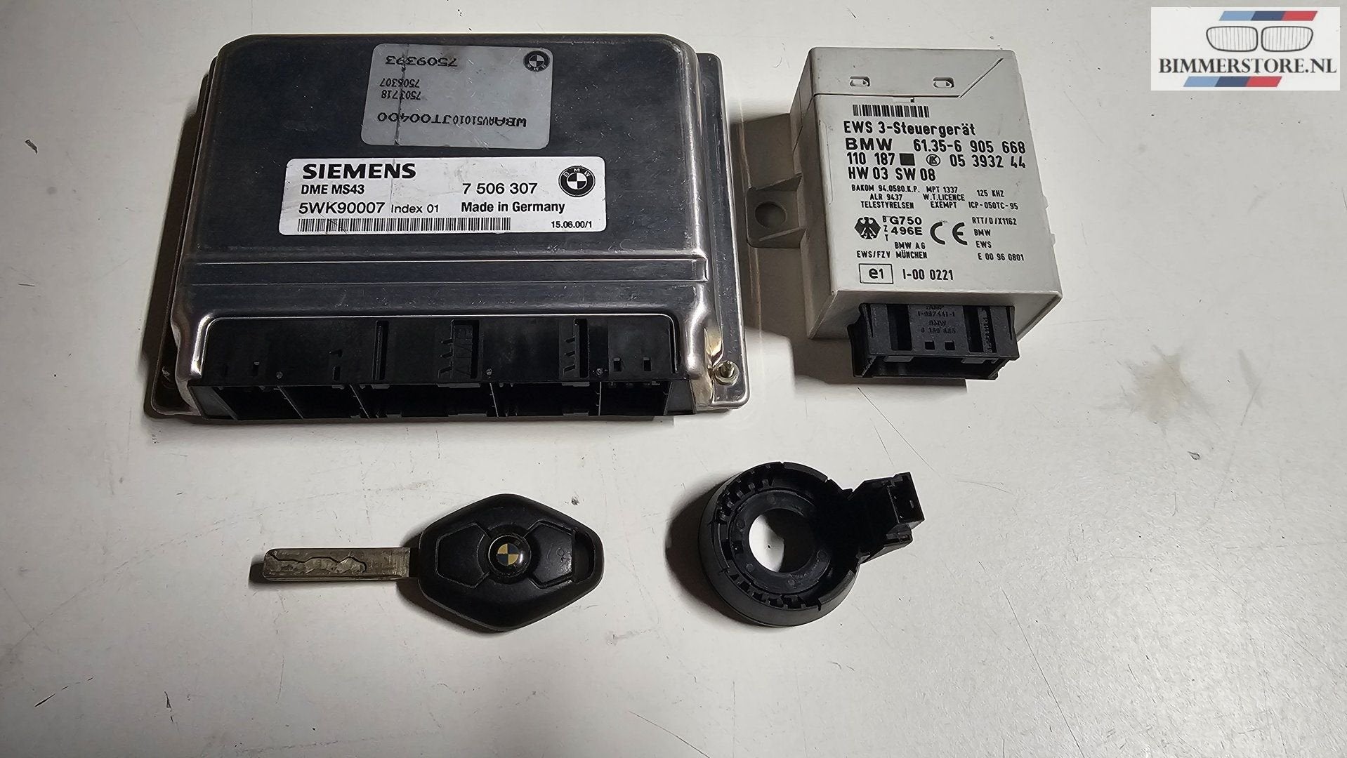 Startset Contactslot + ECU MS43 flash BMW 3 Serie E46 320i M, Auto-onderdelen, Gebruikt, -, -, Ophalen of Verzenden