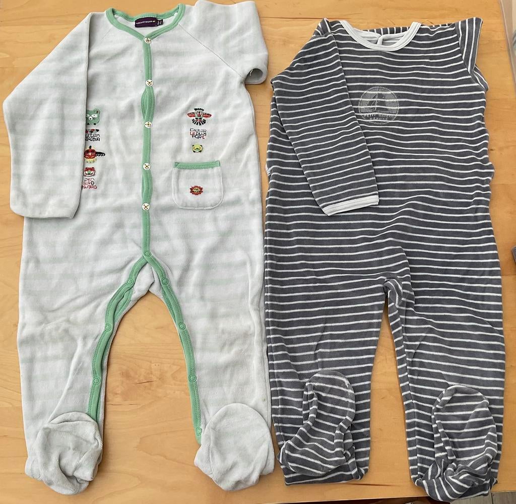 Lot de 2 pyjamas….  24 mois…. Petit bateau, Sergent Major, Enlèvement, Utilisé