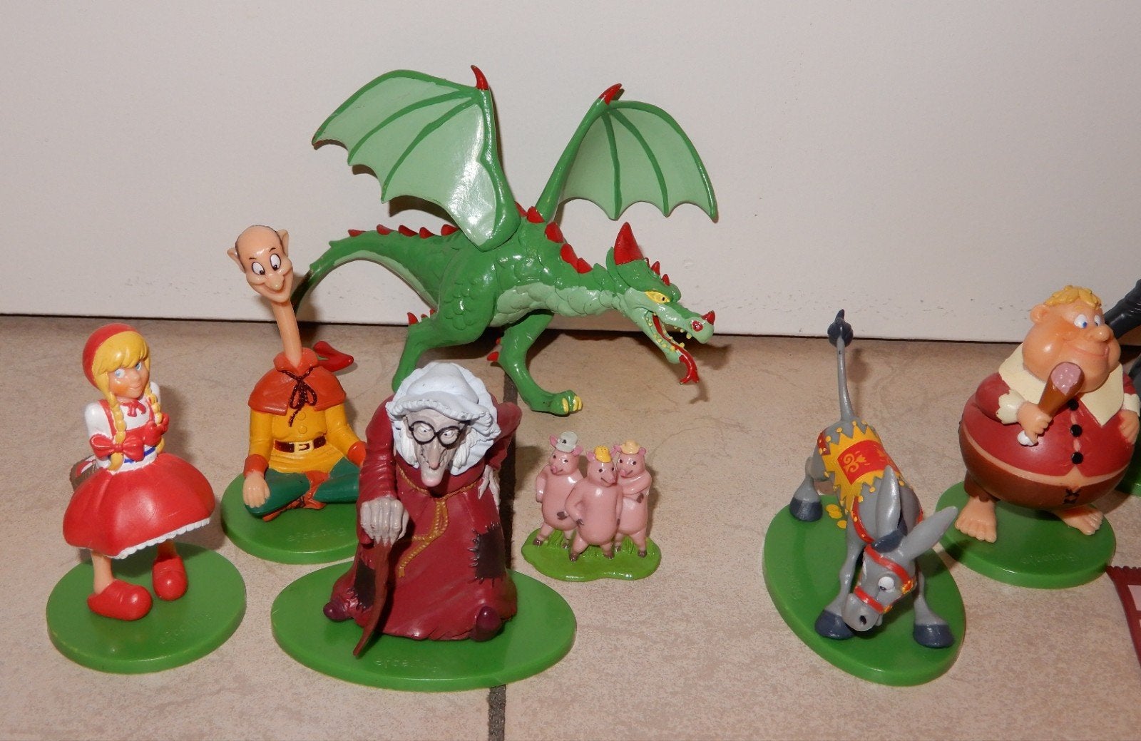 11x figuurtjes Efteling sprookjes, Ophalen of Verzenden, Zo goed als nieuw, Beeldje of Poppetje