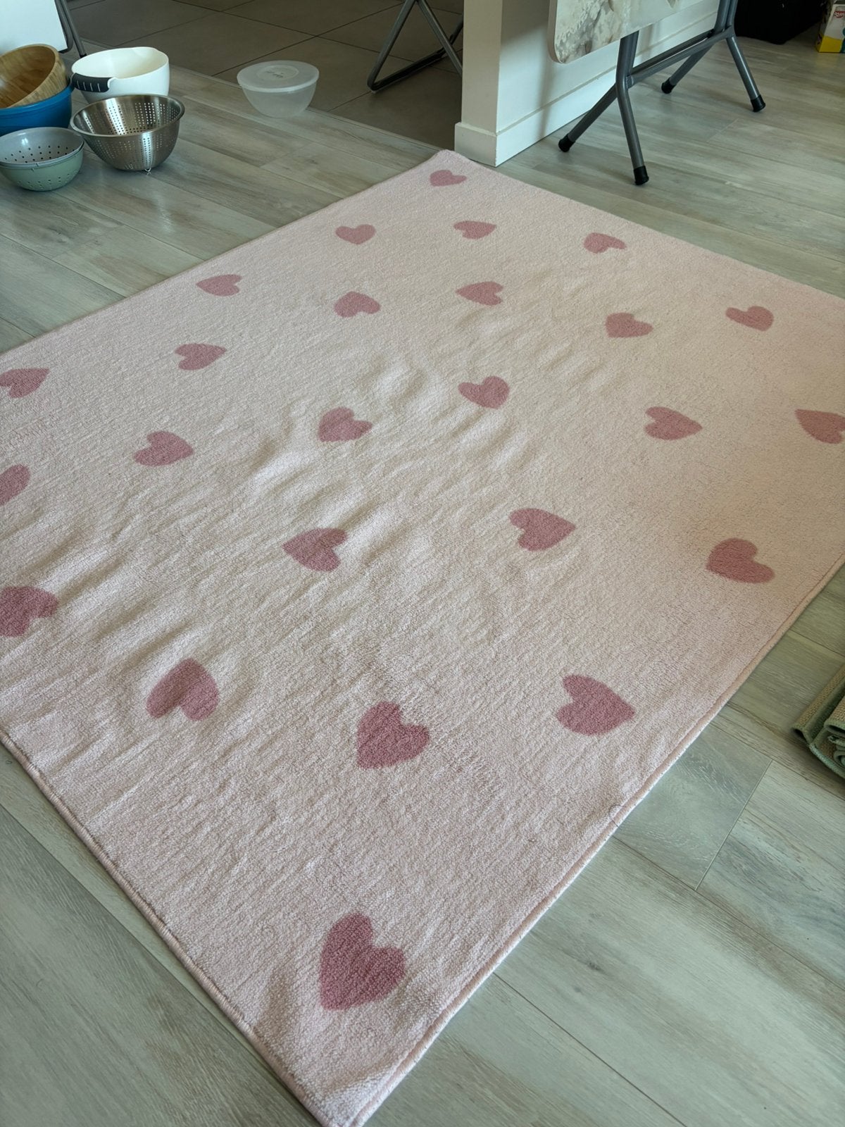 Rose petite tapis, Maison & Meubles, Ameublement | Tapis & Moquettes, Enlèvement, Comme neuf, Rose
