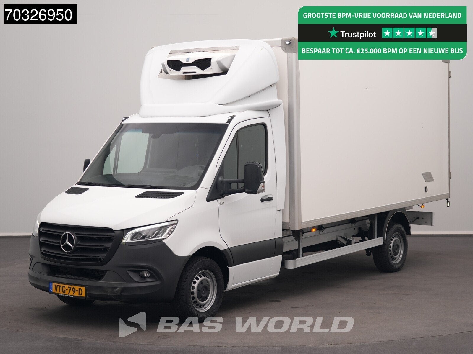 Mercedes Sprinter 316 CDI Koelwagen Zijdeur Achterdeuren Zan, Auto's, Bestelwagens en Lichte vracht, Stof, Gebruikt, Euro 6, 4 cilinders