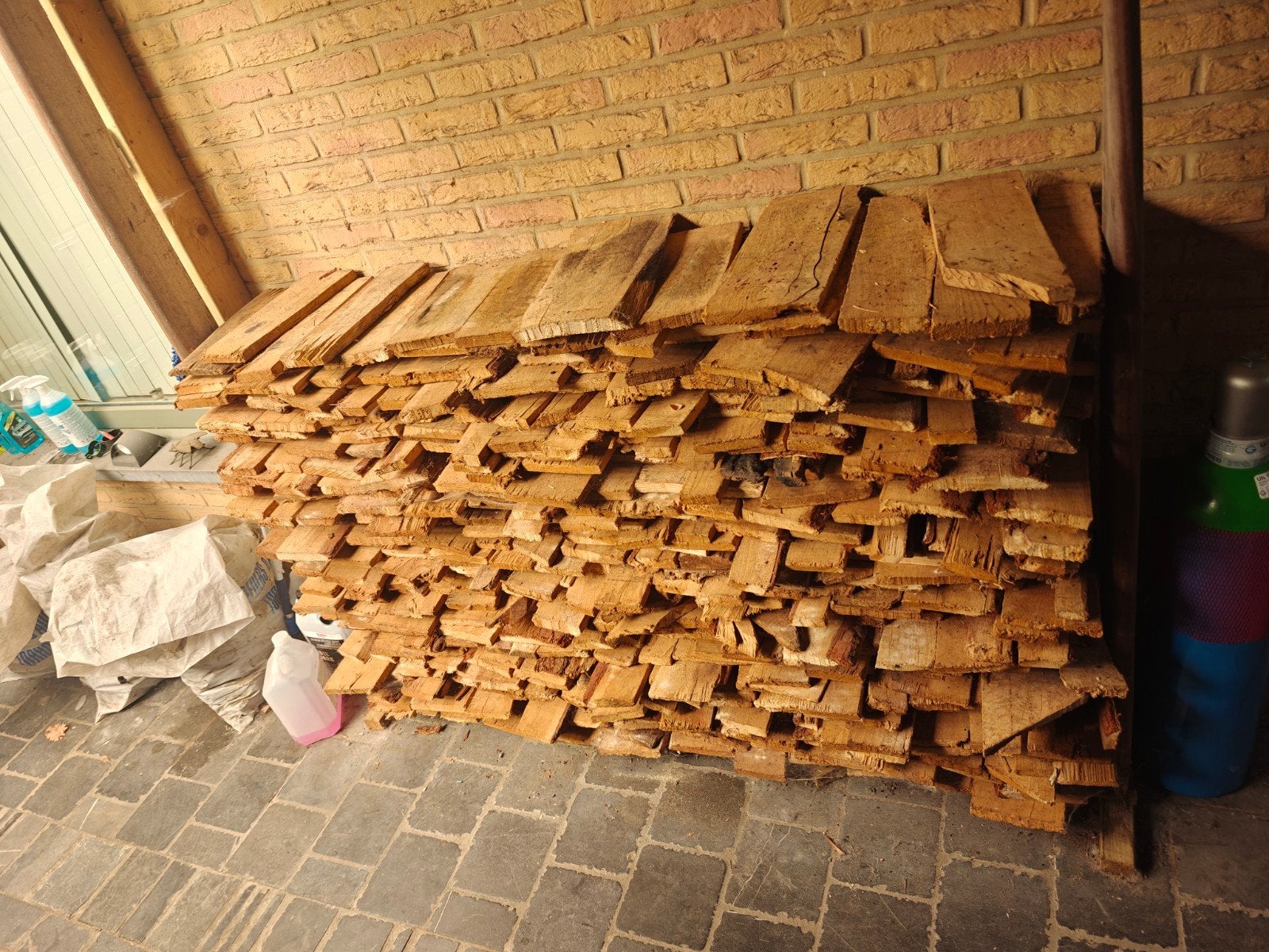 Eiken brandhout 1 sterre kurkdroog, Minder dan 3 m³, Ophalen, Eikenhout, Blokken