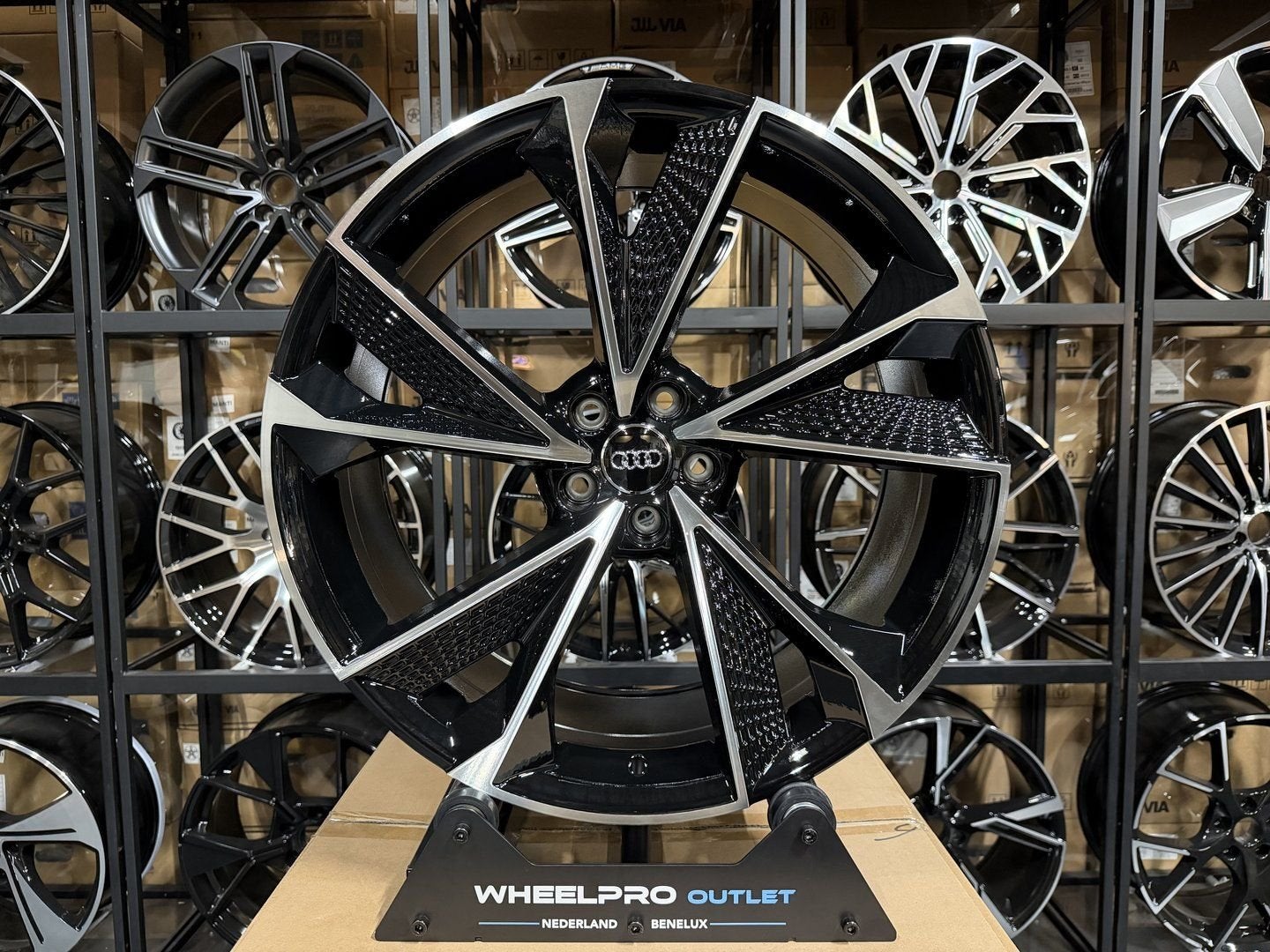 21 inch AUDI RS velgen 5X112 Q7 SQ7 Q8 ETRON S SQ A6 A7 A8, Auto-onderdelen, Gebruikt, Velg(en), -, -