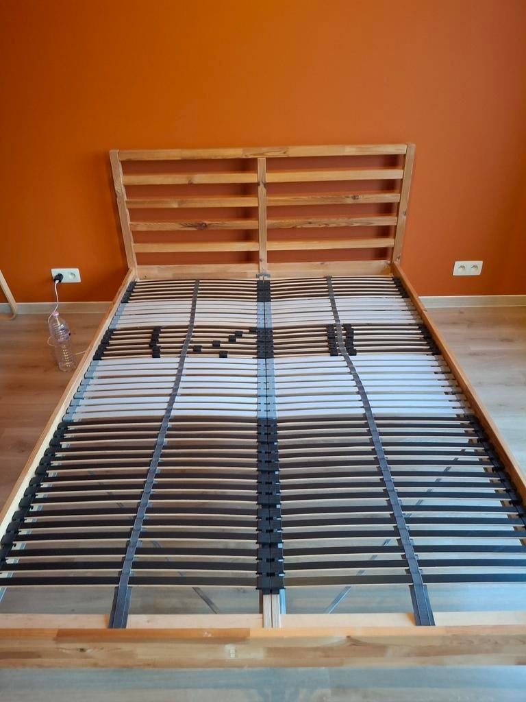 Ikea houten bed met lattenbodem, Ophalen