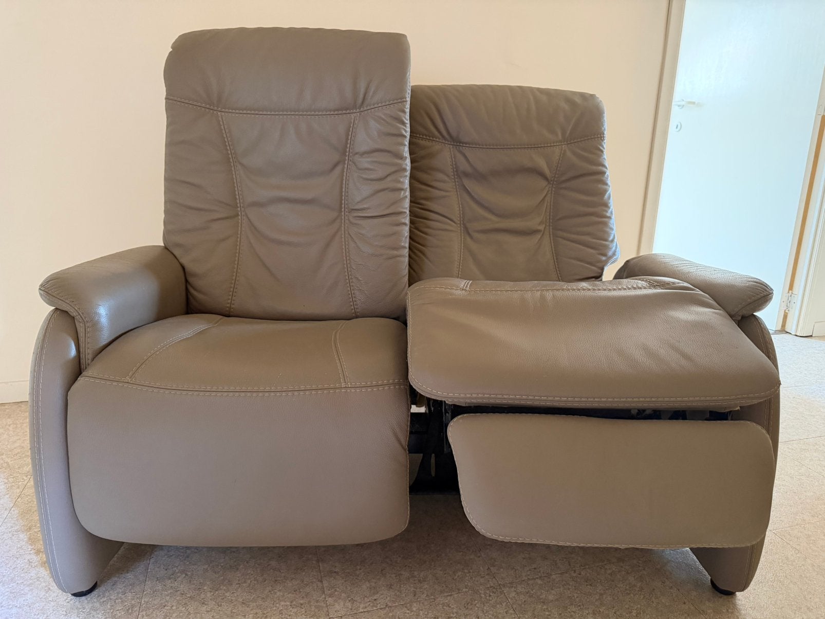 3 places + 2 places avec fonction relax, 100 à 125 cm, 3 zit + 2 zit, Comme neuf, Enlèvement