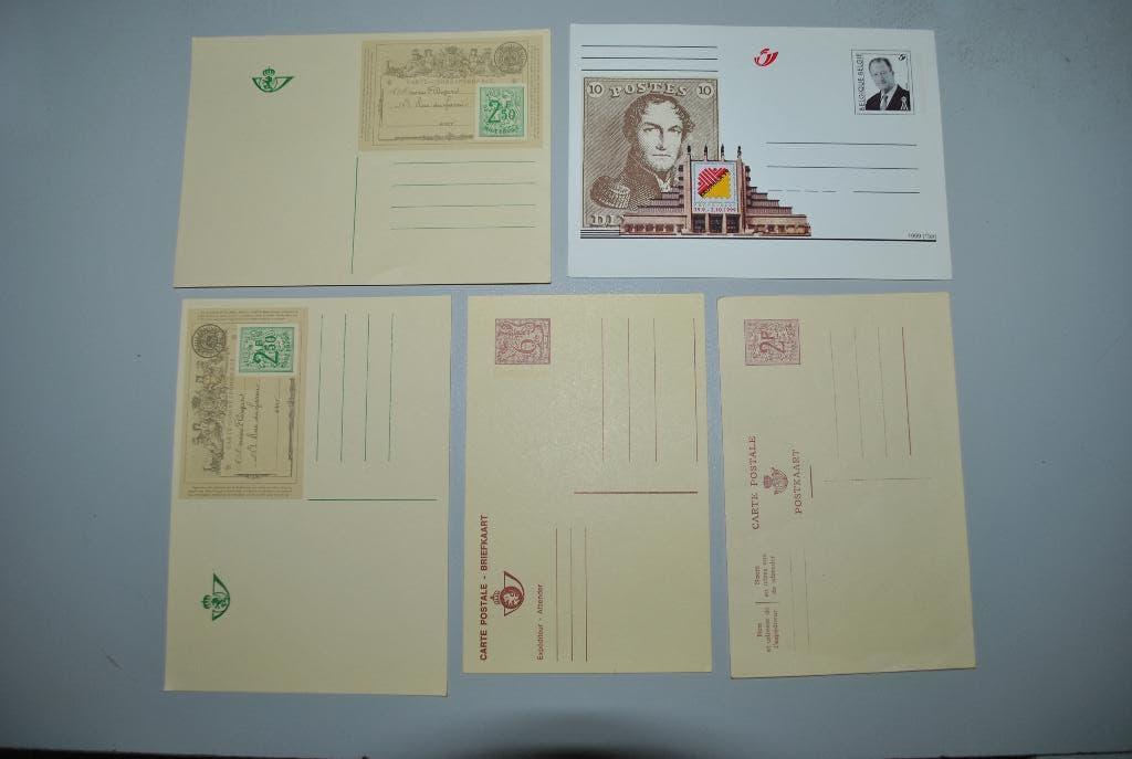 Belgique 1981/99 Cartes postales, Collections, Enlèvement ou Envoi, Non affranchie