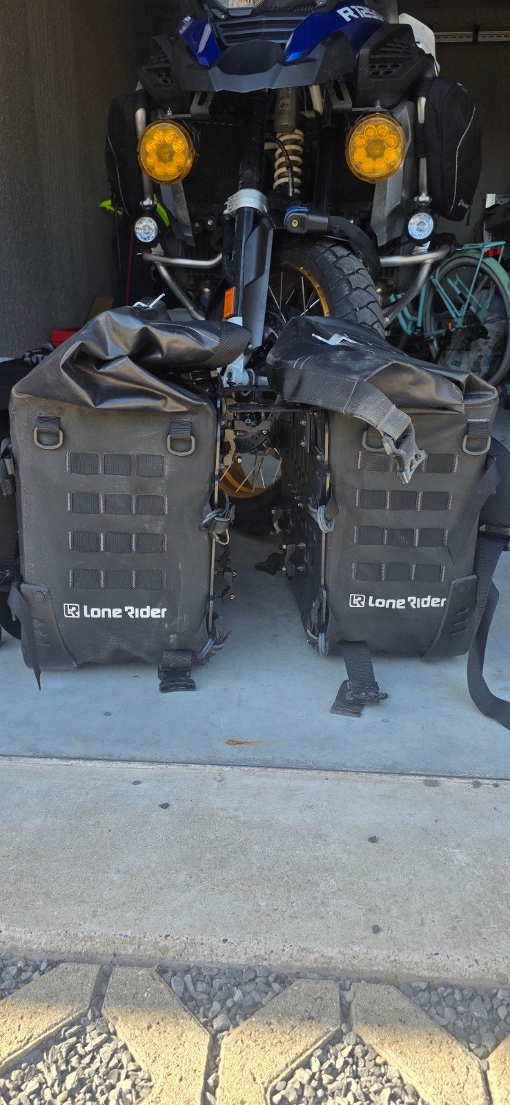 Lone rider  bags met binentassen, Ophalen