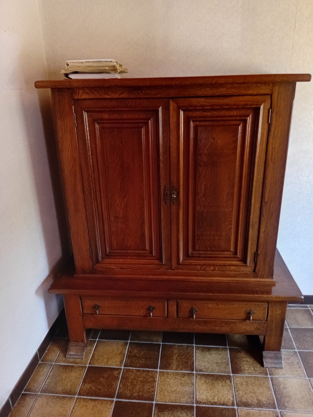 Te koop keukenkast, Ophalen