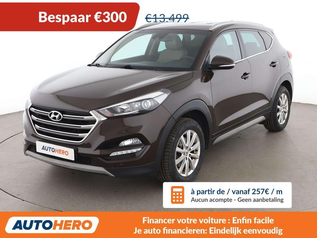 Hyundai Tucson 1.6 Classic blue 2WD, Autos, Cuir, Achat, Beige, https://public.car-pass.be/vhr/7aefdd3a-5173-4dd9-a543-5a6503d3ce9a