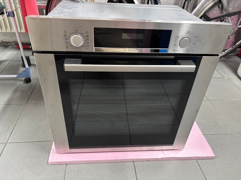 Inbouwoven Multifunctie Bosch HBA374BS0, Ophalen, Hete lucht, Bosch, Inbouw