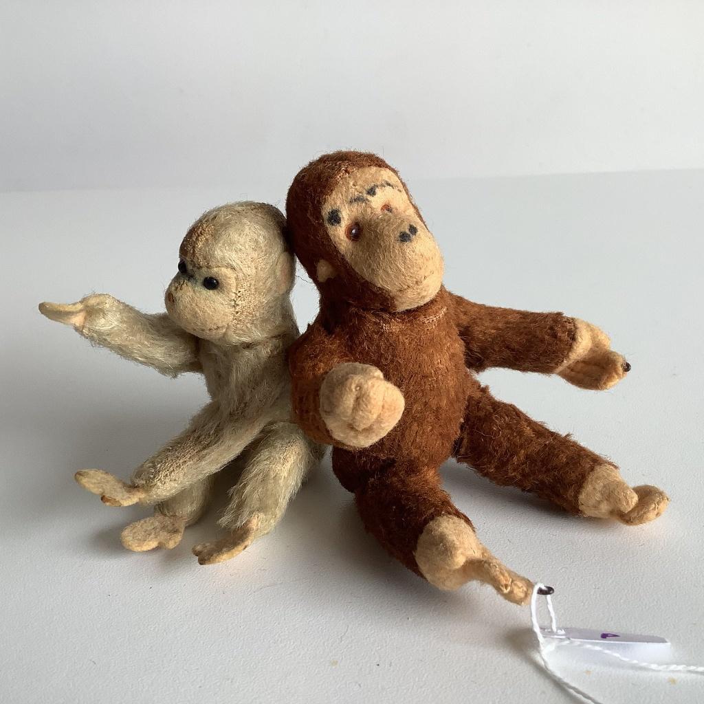 2 adorables mini-singes anciens, Enlèvement ou Envoi
