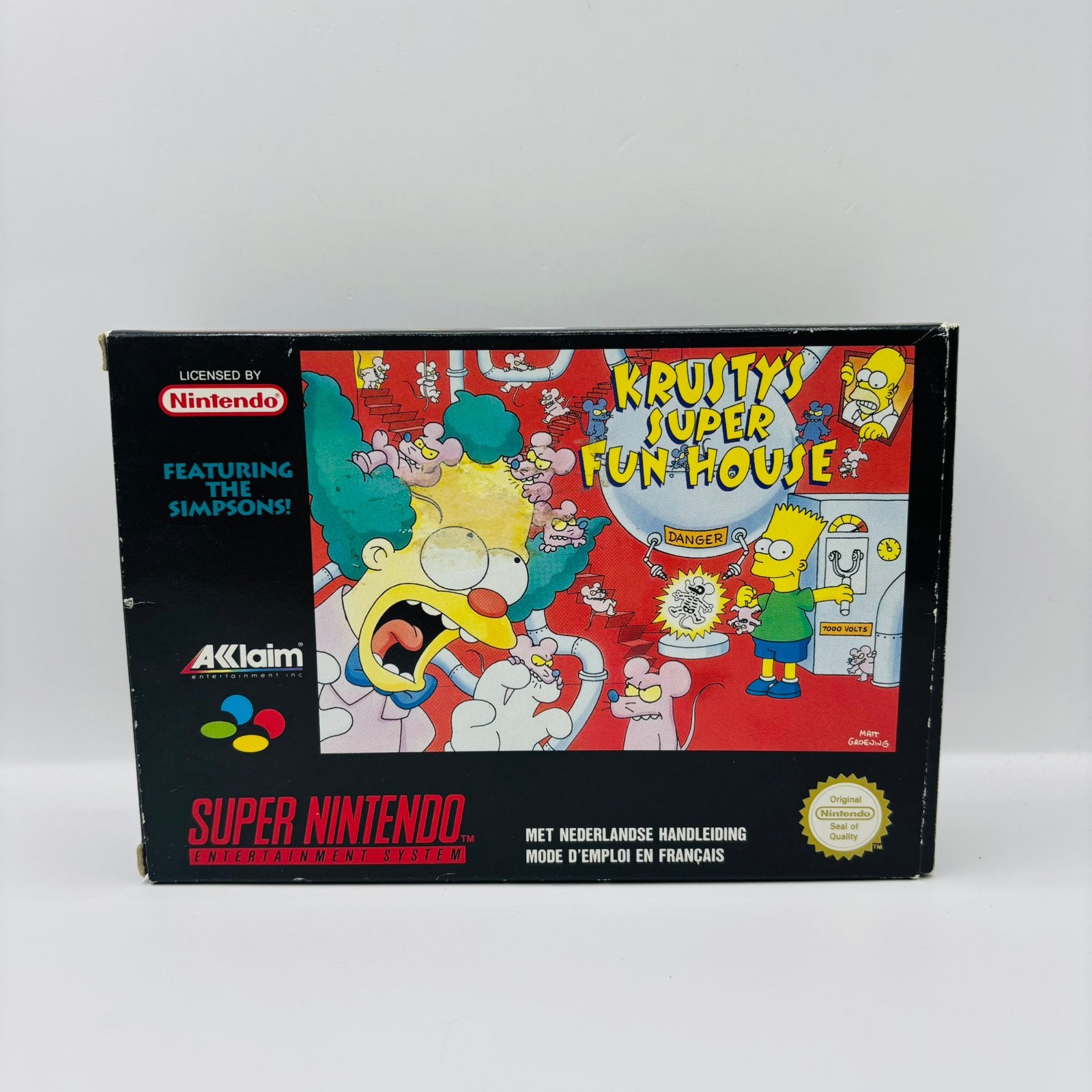 Krusty’s Super Fun House Super Nintendo, Games en Spelcomputers, Ophalen of Verzenden, Zo goed als nieuw, Avontuur en Actie, Vanaf 3 jaar