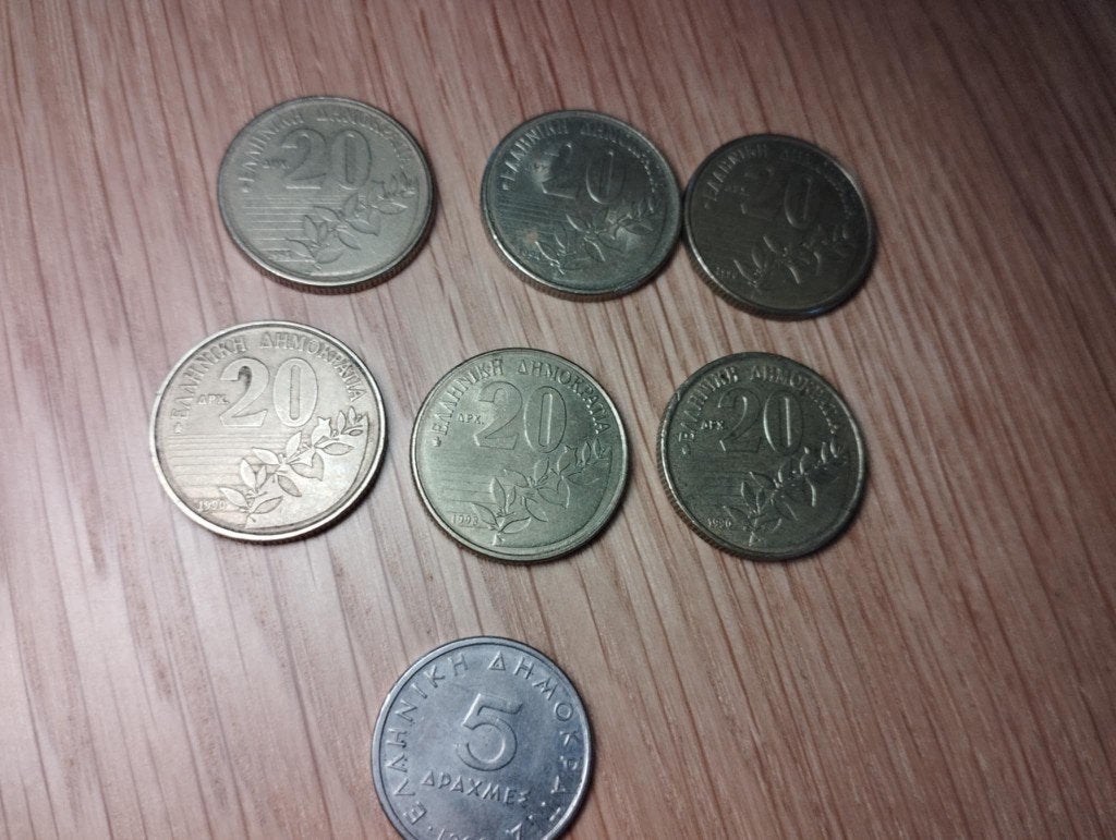 Pièces de monnaie / Grèce, Enlèvement, Grèce