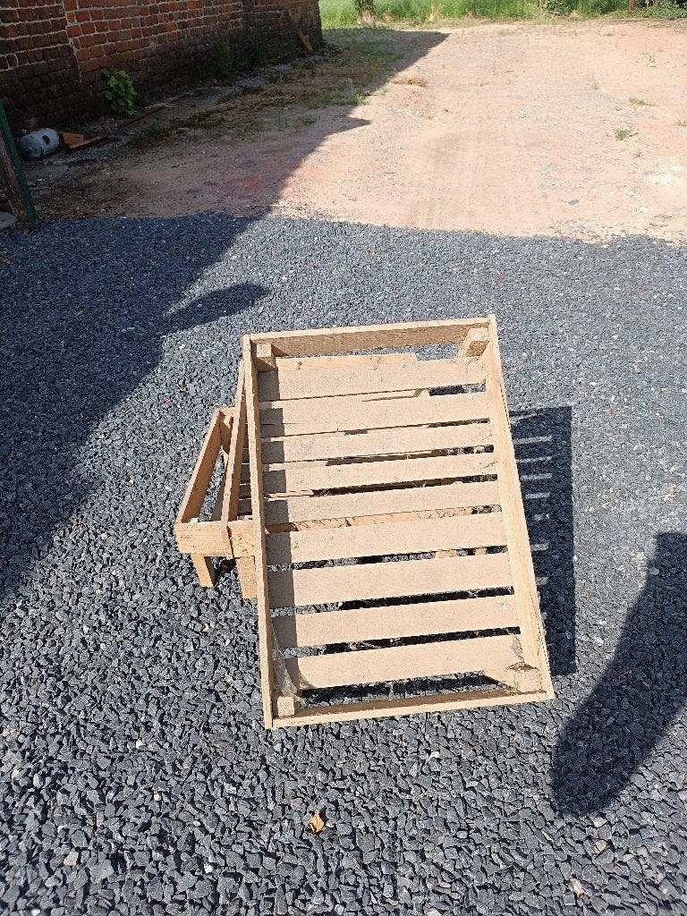 Houten aardappelkistjes, Ophalen, Gebruikt