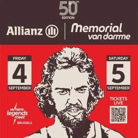 2 Tickets Memorial Van Damme 05/09, Septembre
