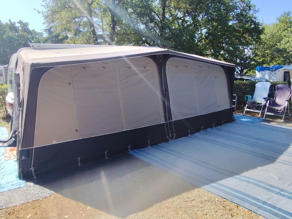 Opblaasbare luifel: Dometic Résidence Air All Season maat 15, Ophalen, Zo goed als nieuw, Ten Cate All Season 240g/m2, Dometic
