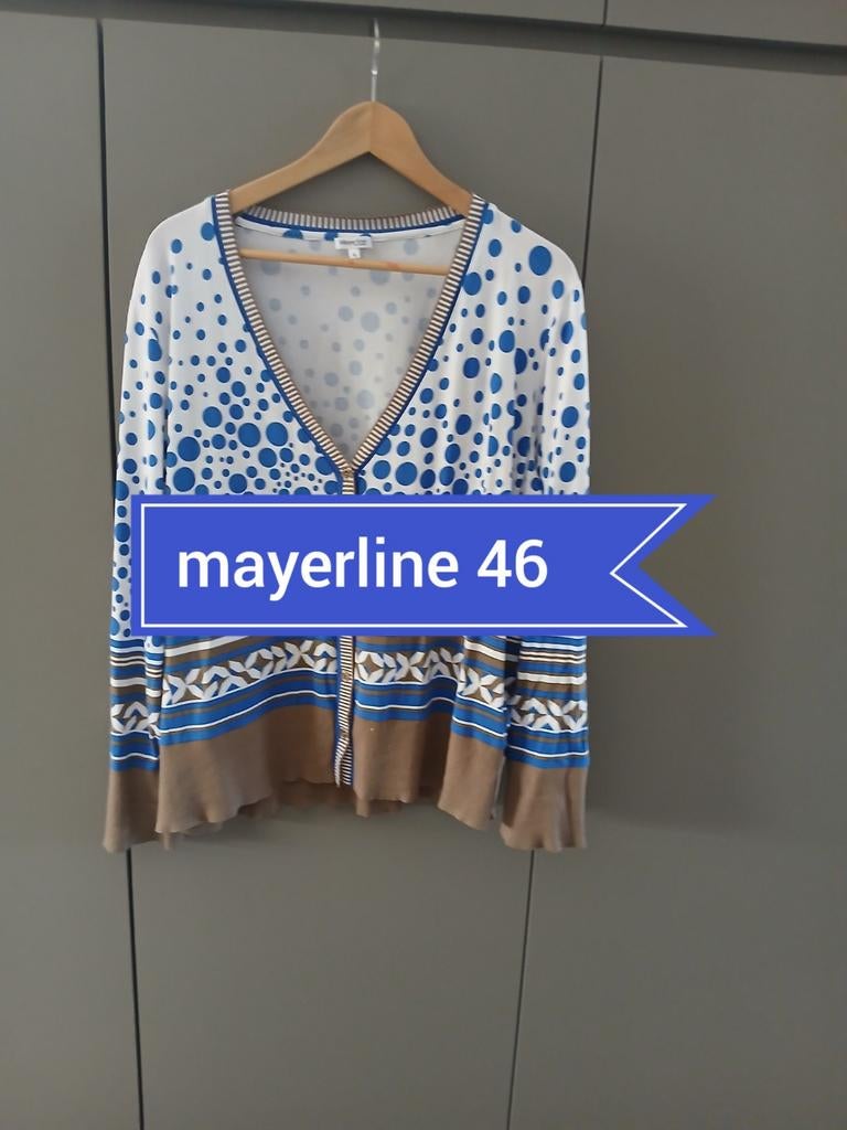 mayerline 46, Kleding | Dames, Grote Maten, Mayerline, Verzenden, Wit, Trui of Vest