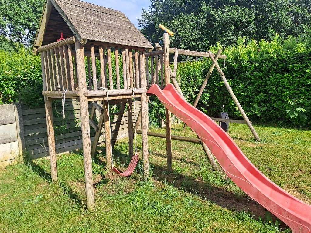 leuk speeltoestel, Ophalen, Gebruikt, Schommel