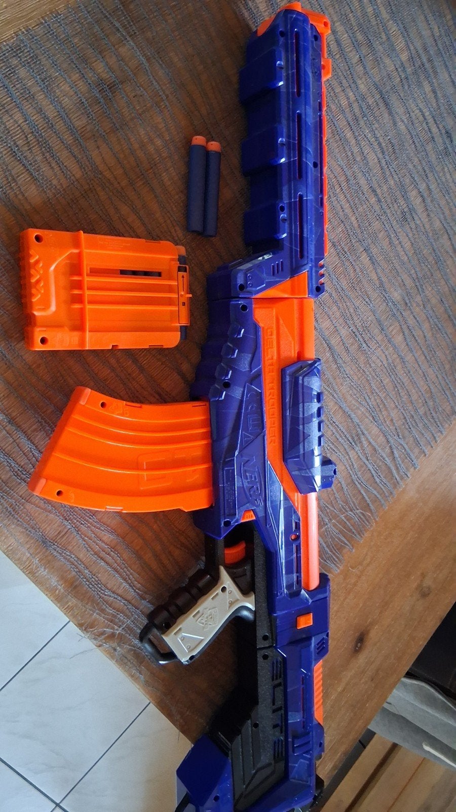 nerf geweer, Ophalen