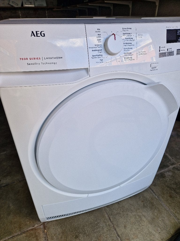 AEG 8kg A++ droger, Elektronische apparatuur, Ophalen, Zo goed als nieuw, Voorlader