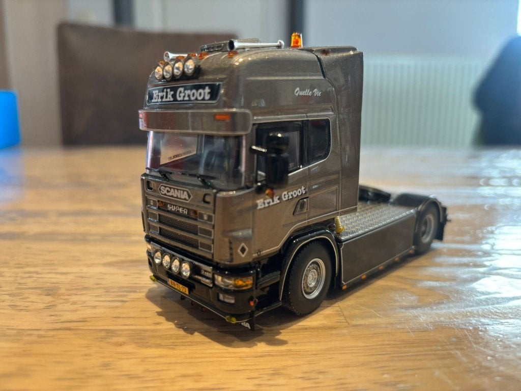 Scania trekker firma Erik Groot, Hobby & Loisirs créatifs, Voitures miniatures | 1:50, Enlèvement, Neuf, Bus ou Camion, Wsi