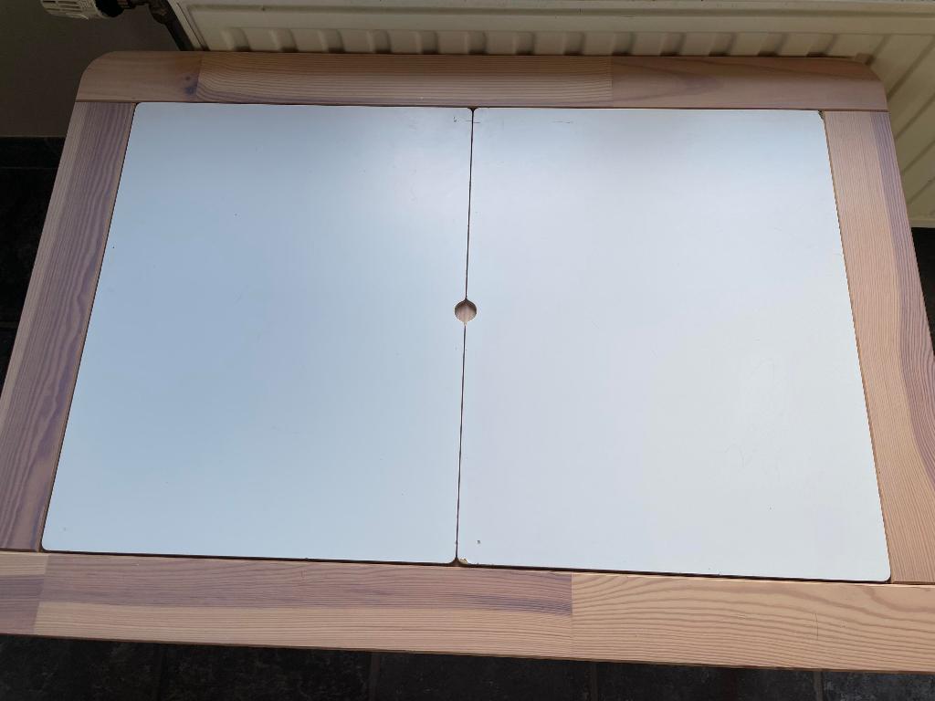 ikea flitsat tafeltje met 2 gele bakken, Ophalen