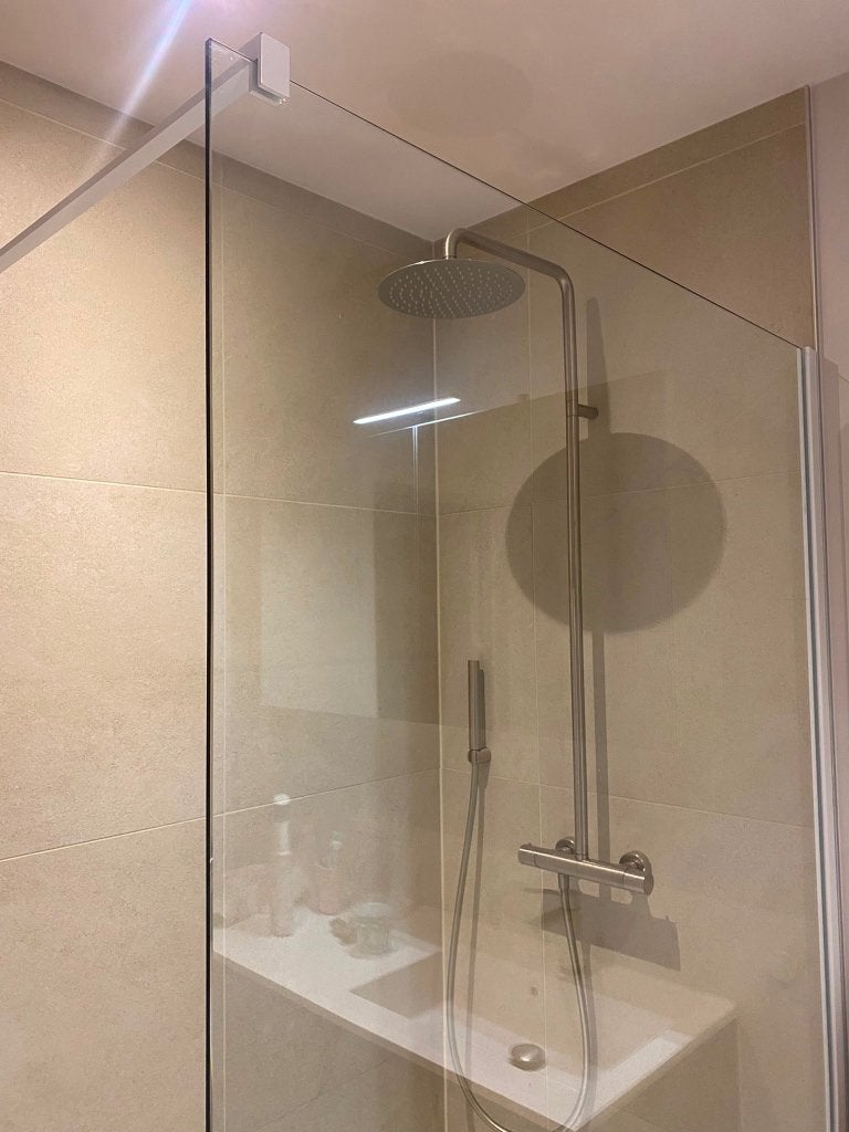 Cabine de douche en verre -Van Marcke Origine - comme neuve, Enlèvement, Comme neuf, Verre, Douche