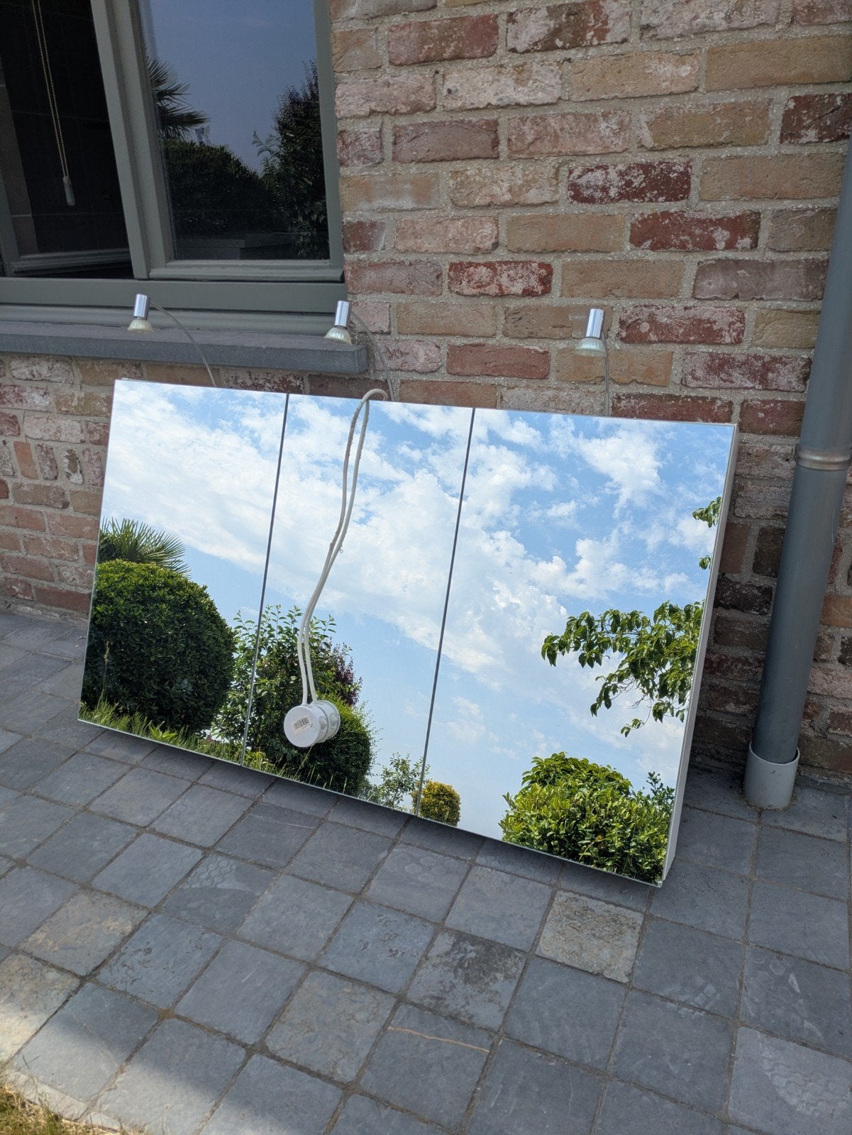 Badkamermeubel spiegelkast, Ophalen