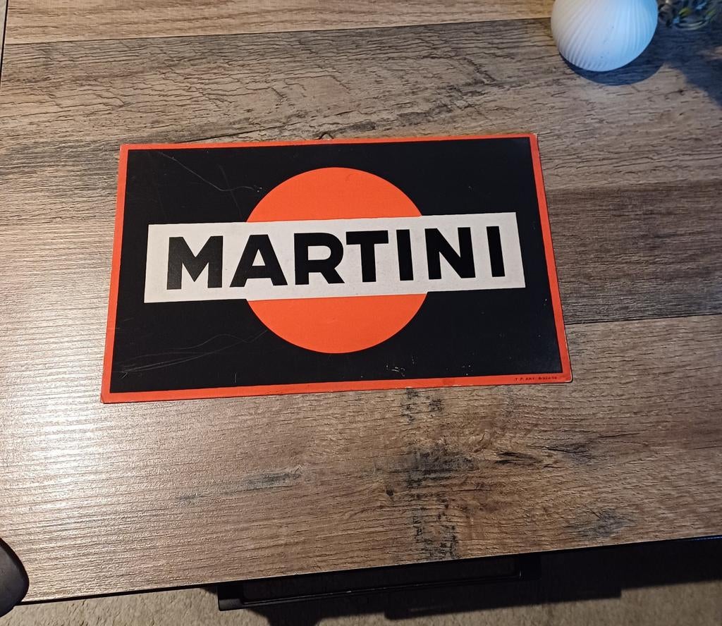 Martini reclame karton, Verzamelen, Ophalen of Verzenden