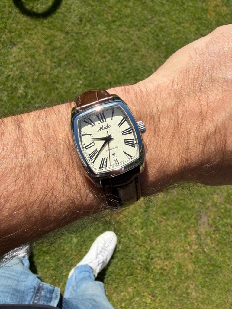 Mido automaat open heart., Handtassen en Accessoires, Horloges | Heren, Ophalen, Zo goed als nieuw