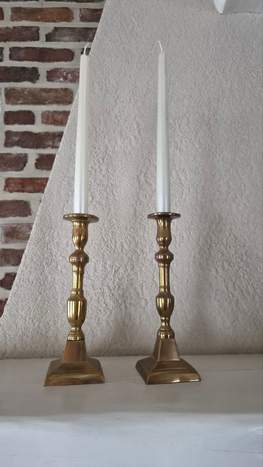kandelaar, Antiek en Kunst, Ophalen, Koper of Brons