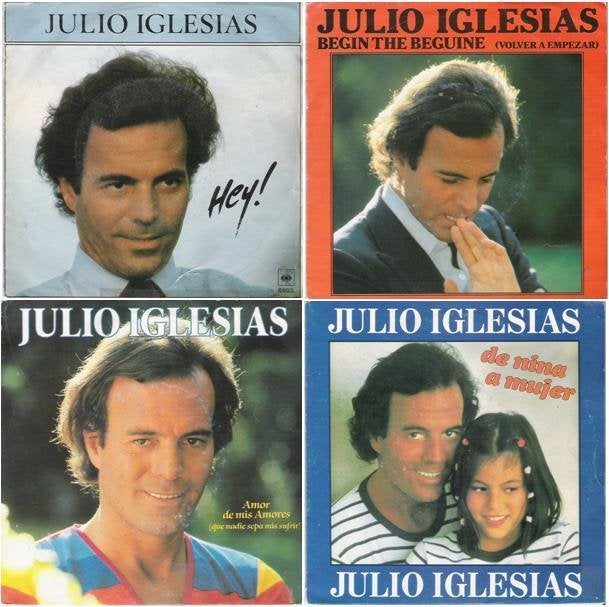 JULIO IGLESIAS - PAKKET!, Enlèvement ou Envoi, Pochette photo, 7 inch, Comme neuf