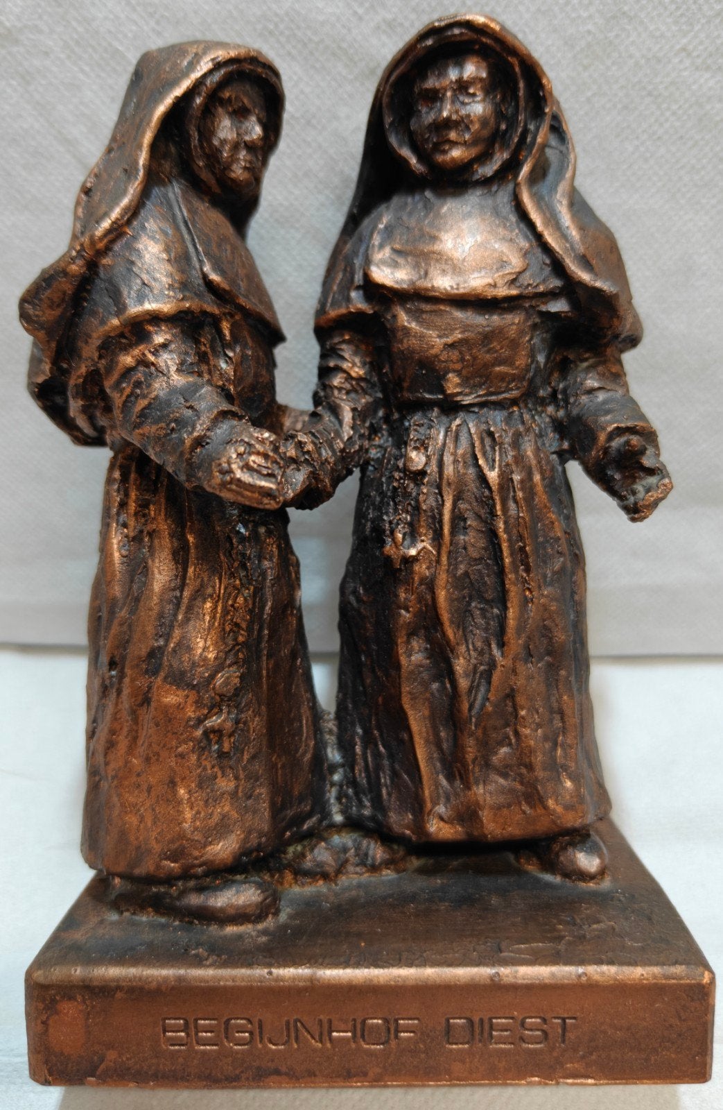 Beeldje "De 2 laatste begijntjes –Jan Peirelinck no 20, Ophalen of Verzenden
