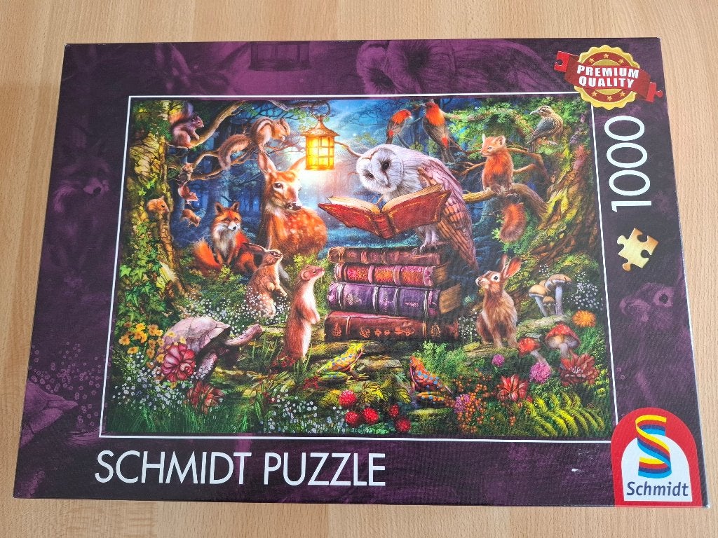 Nachtelijke bosverhalen - Schmidt puzzel 1000 stukjes, Ophalen