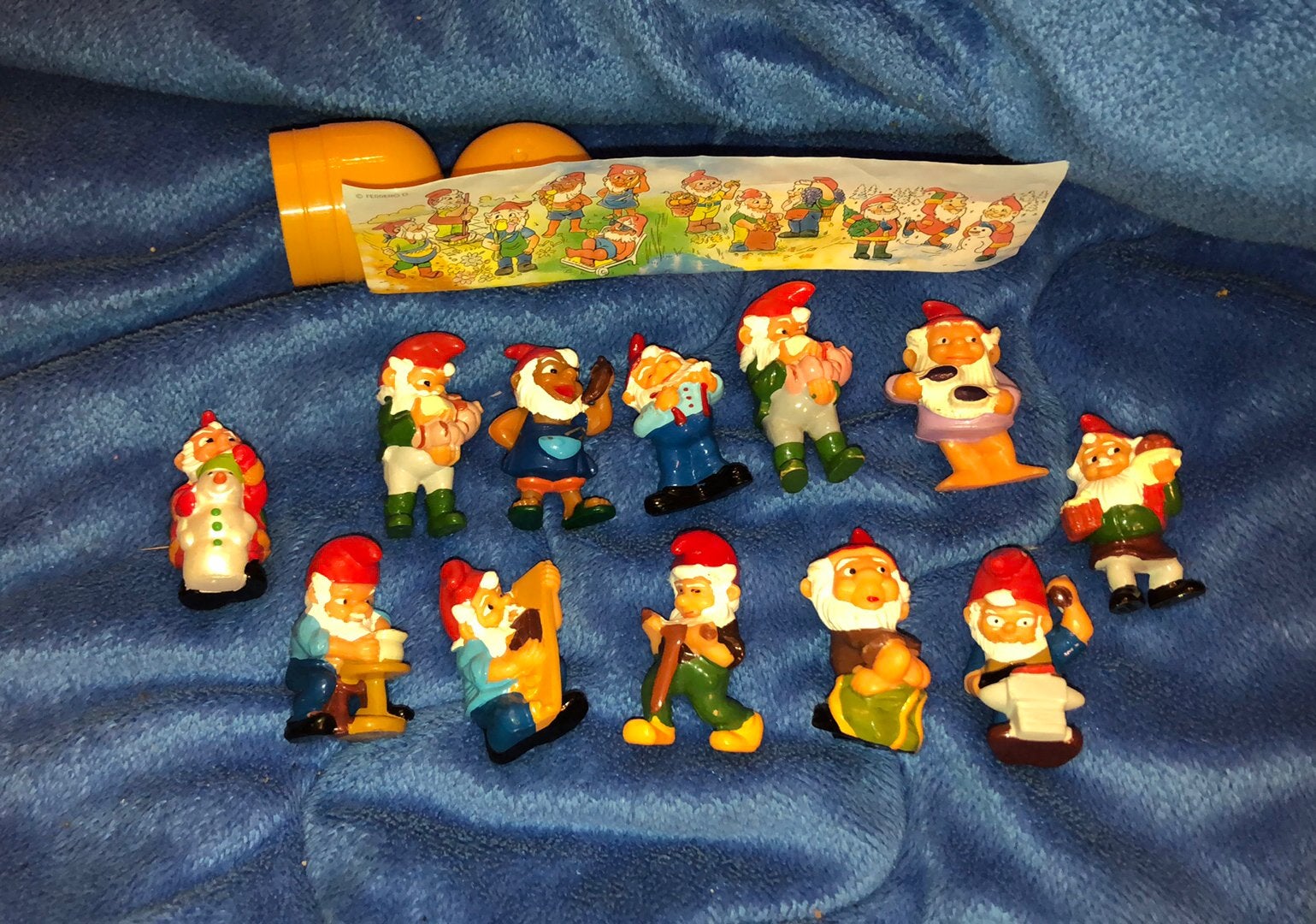 12 Dwergen van Kinder Surprise Ferrero, Zo goed als nieuw