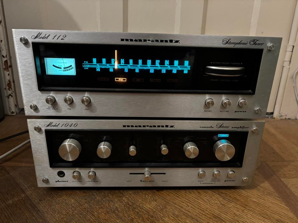 Marantz 1040 + 112, Ophalen, Gebruikt, Tuner of Radio, Overige merken