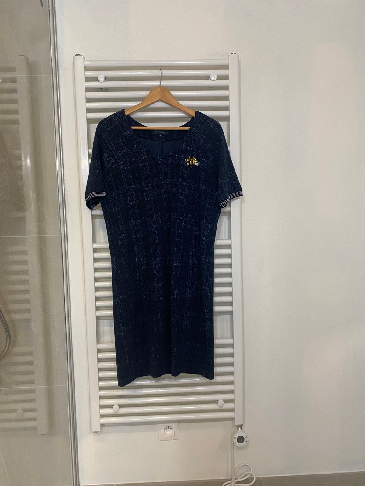 Tapis Terre Bleu taille 40 en tissu bleu, imprimé blanc, Vêtements | Femmes, Enlèvement ou Envoi, Comme neuf, Taille 38/40 (M)